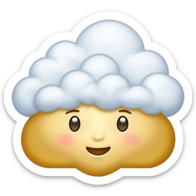 Nube voladora dorada de la serie de dragón ball, solo quiero la nube sticker