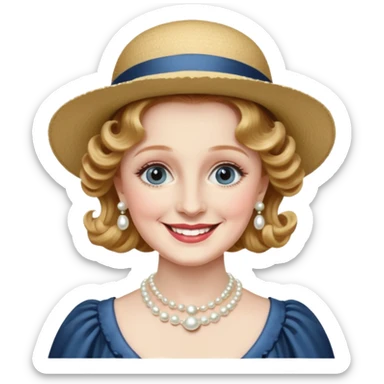 Billie Burke sticker