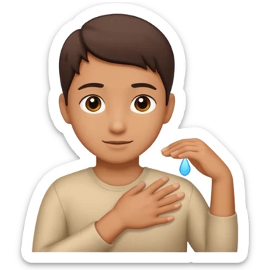 A Hand on placed on somebody else’s shoulder  sticker