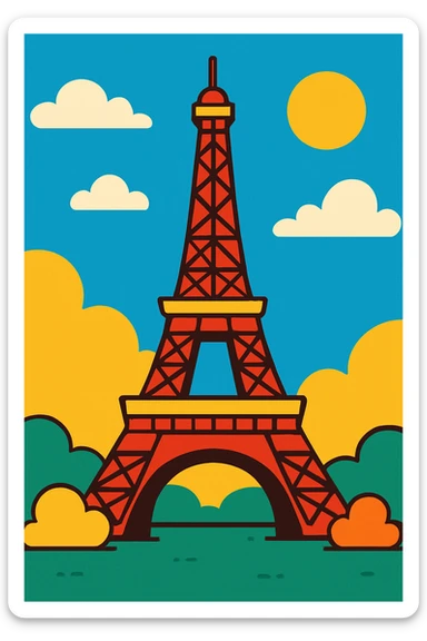 Eiffel Tower sticker