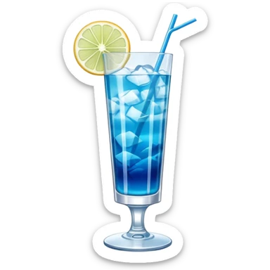 Blue Lagoon Cocktail sticker