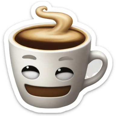 very long coffee sticker