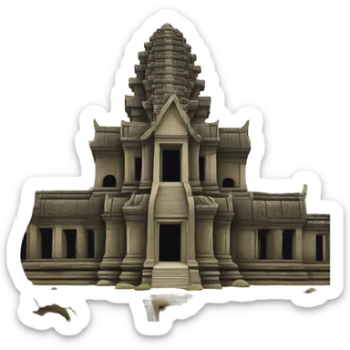 Angkor wat sticker