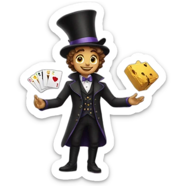 Magician  sticker