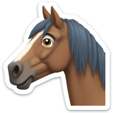 Horse like bojack horseman  sticker