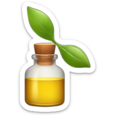 Essential oil bottle sticker