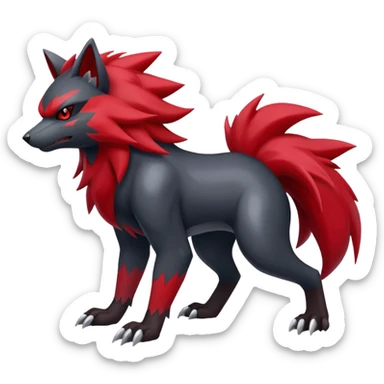 Shiny Zoroark (full body) sticker