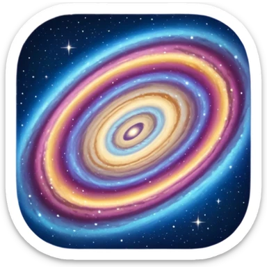 andromeda galaxy sticker
