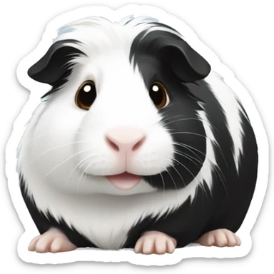 Black-white Guinea pig sticker