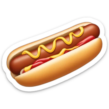 hot dog doing a downward dog yoga pose sticker