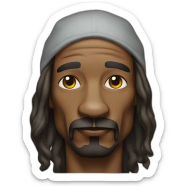 Snoop-dog-rapper sticker