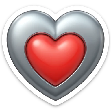 Sr inside heart sticker