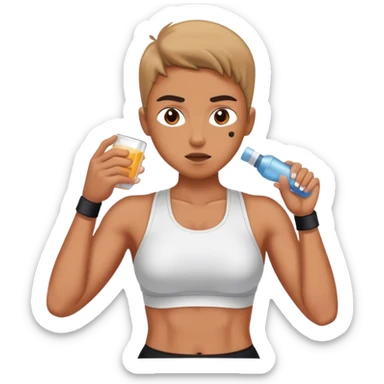 anti fat shot sticker