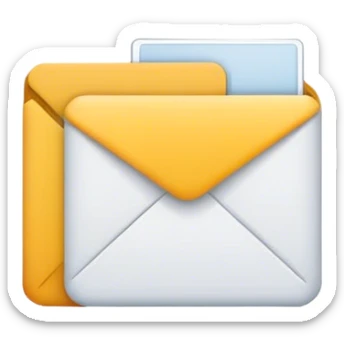 Make a minimalist icon for the word “send” sticker
