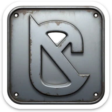 Símbolo de não cinza sticker