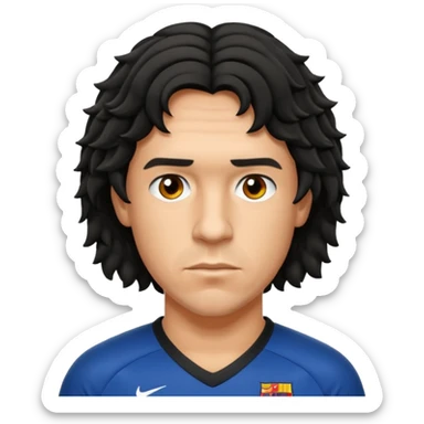 Puyol football player sticker