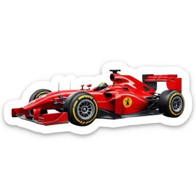 RedAmg f1 sticker