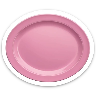 pink serving platter  sticker