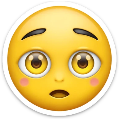 Rolling eyes emoji sticker