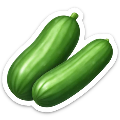 Beating a cucumber  sticker