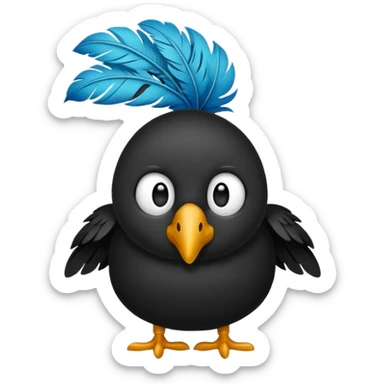 Haz un emoji de un ave condor sticker