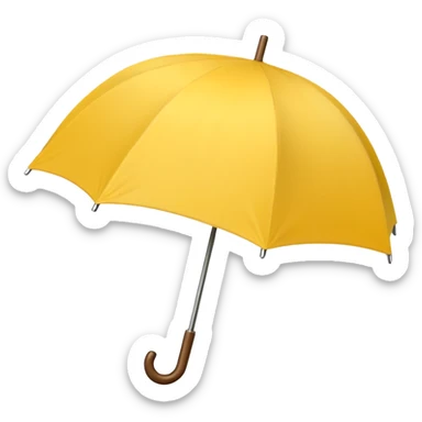 TURN THIS YELLOW UMBRELLA IN EMOJI WE CAN USE IN CHAT sticker
