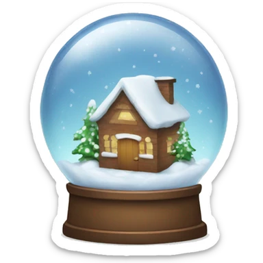 Snow globe  sticker