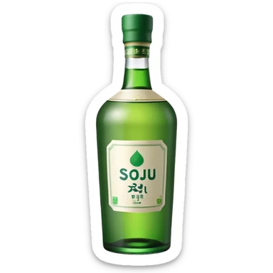 korean soju sticker