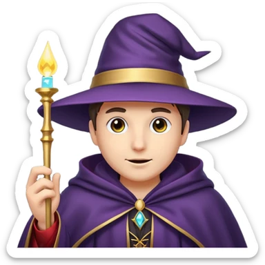 Ich bin Zauber und kann etwas Merkwürdiges machen. sticker