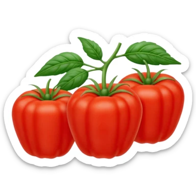 Fai un miscuglio di pomodoro fresco, cipolla, basilico e origano tutti tagliati sticker