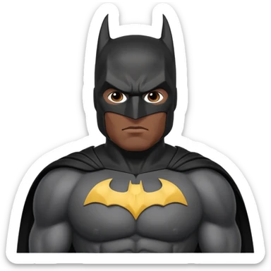 Batman in a Batman costume sticker