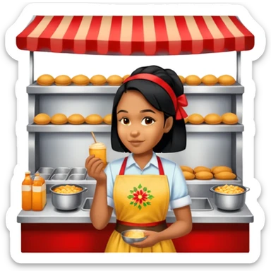 Street Food Vendor sticker