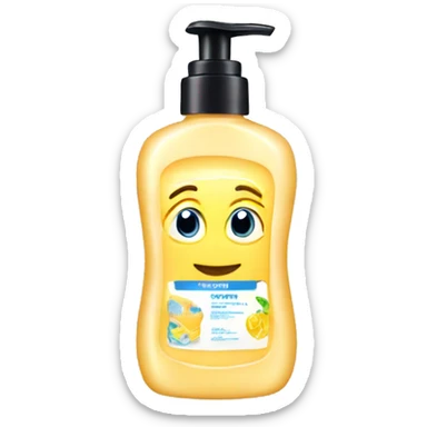 Body wash sticker