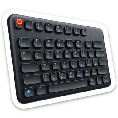 keyboard with highlighted Enter key sticker