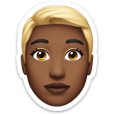 Pink blush make up sticker