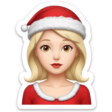 Dommy mommy Santa Clause sticker