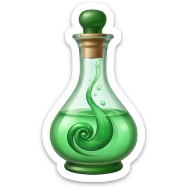 Herbal Potion in a closed bottle   sticker