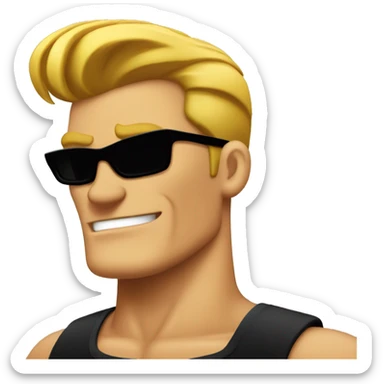 johnny bravo sticker