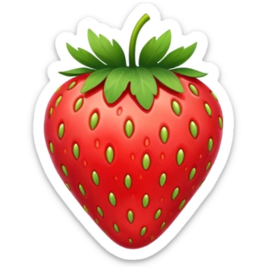 strawberry sticker