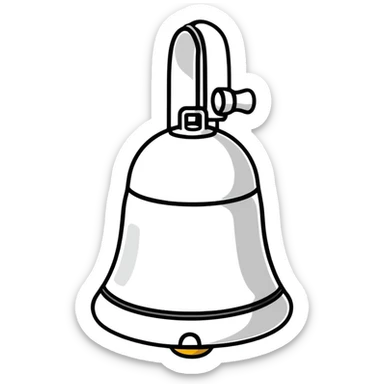 gentle reminder bell with kind reminder appearance sticker