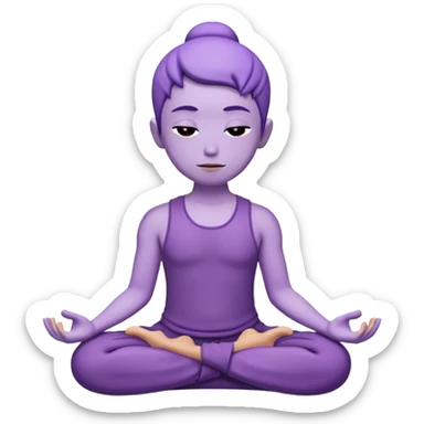 violet 🧘 sticker