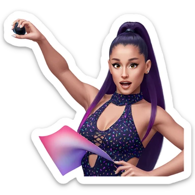 realistic portrait of girl sticker