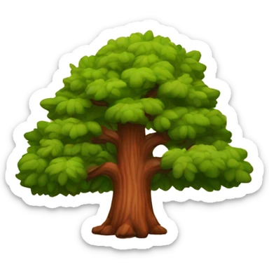 Redwood-tree sticker