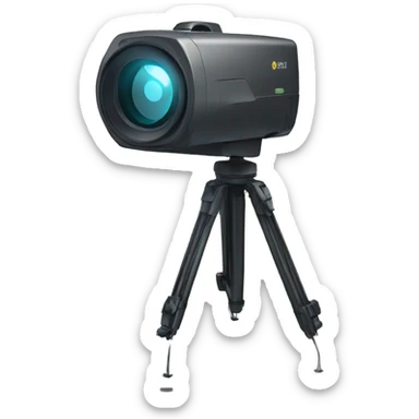 laser scanner ON TRIPOD sticker
