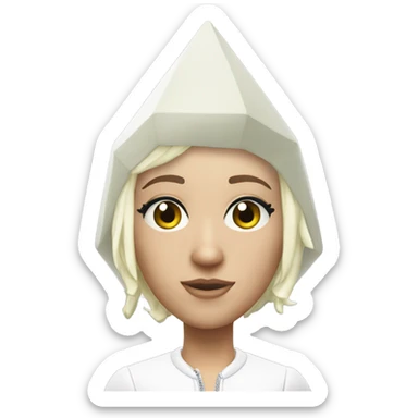 White sims 4 plumbob sticker