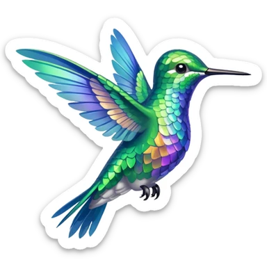 hummingbird sticker