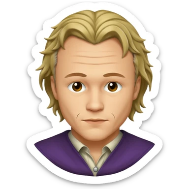 Heath Ledger sticker
