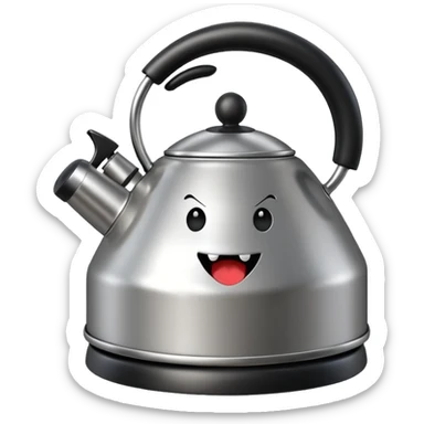kettle hissing sticker