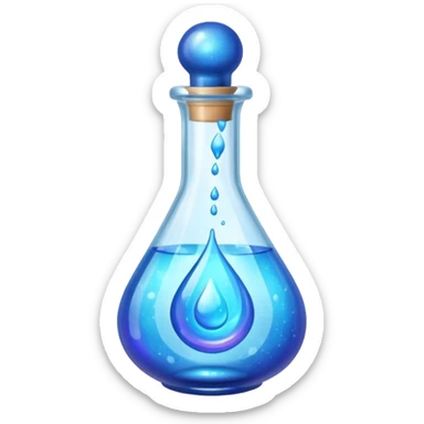 Potion – Glass vial filled  sticker