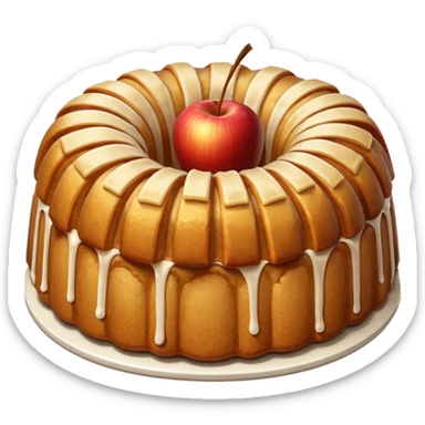 Apple pie Bundt cake  sticker